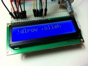Arduino LCD LiquidCrystal