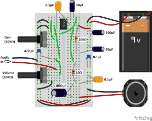 LM386 Audio Amplifier Circuit