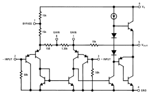 LM386 Internal Circuit