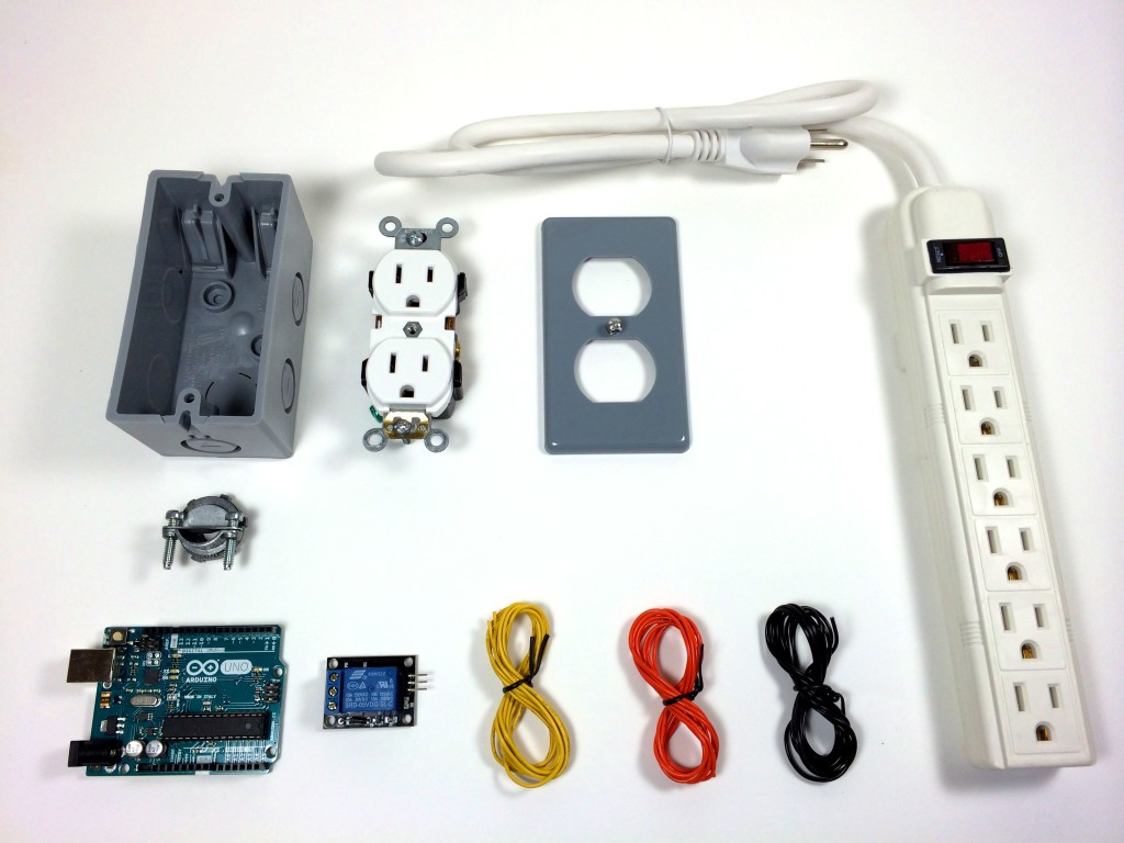 Build an Arduino Controlled Power Outlet - All of the Necessary Parts