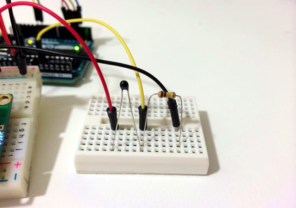 Arduino Thermistor Temperature Sensor Voltage Divider Circuit