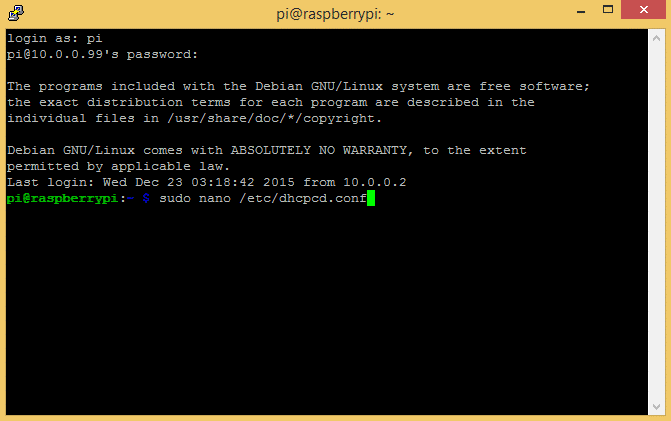 Cómo configurar una IP estática para tu Raspberry Pi - Sudo Nano dhcpcd conf