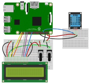 How to Setup the DHT11 on the Raspberry Pi - Three pin DHT11 LCD Wiring Diagram