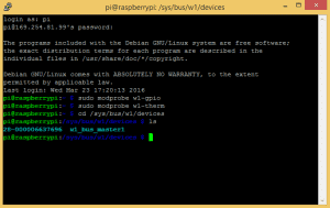 Raspberry Pi DS18B20 Temperature Sensor Tutorial - One Wire Device Address