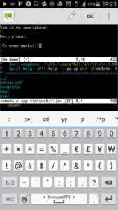 Programming With Your Android Smartphone - Tools You Need - VIM Touch Code Editor