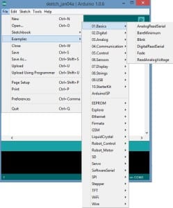 Arduino Example Code