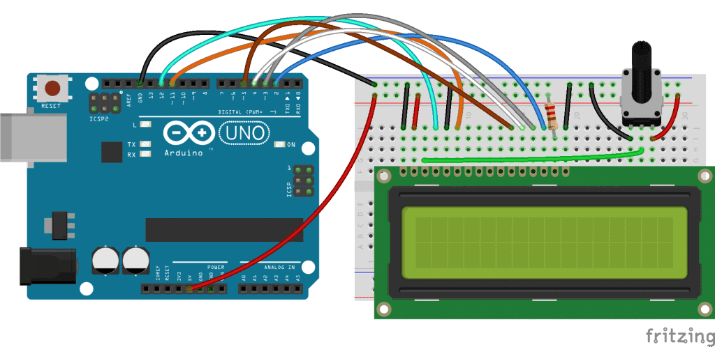 Arduino Lcd Screen Circuit