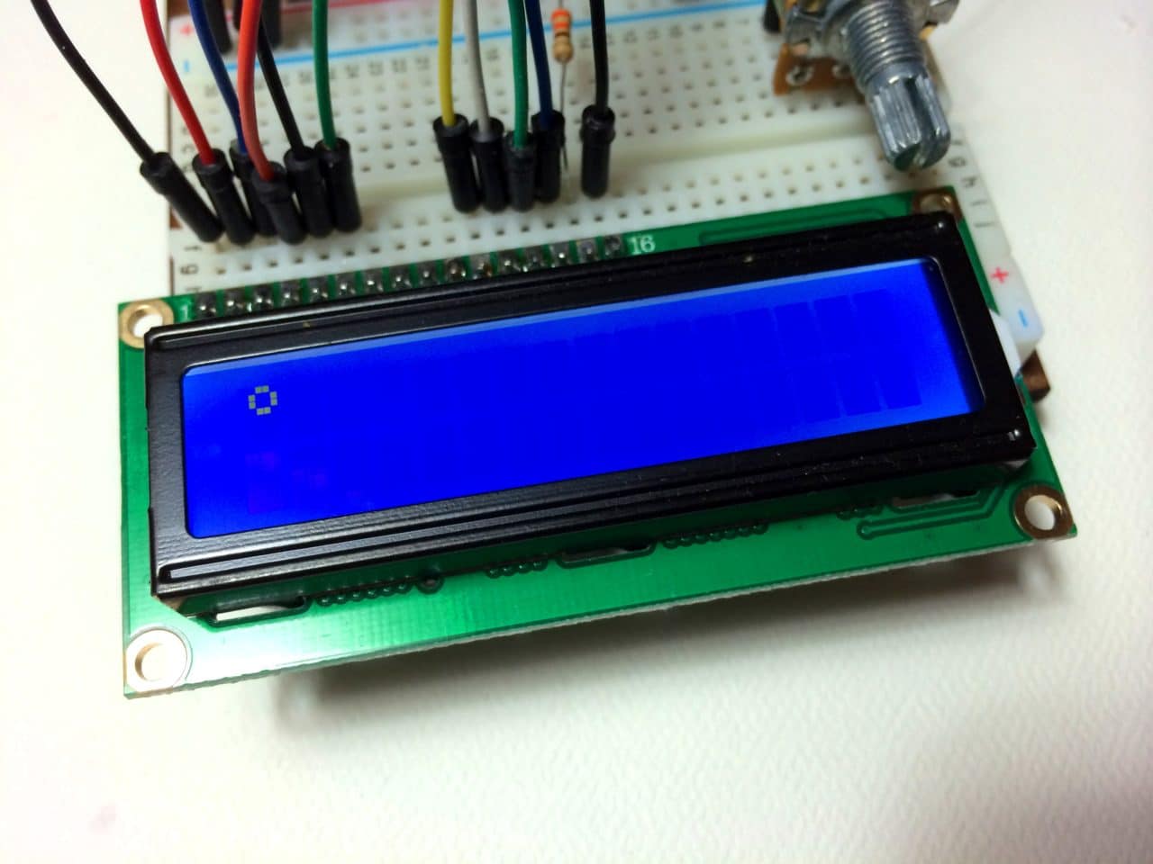 Arduino LCD Programming degree symbol