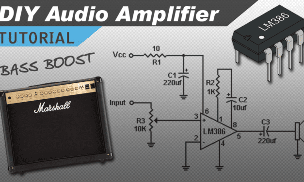 [VIDEO] Make a Great Sounding LM386 Audio Amplifier with Bass Boost