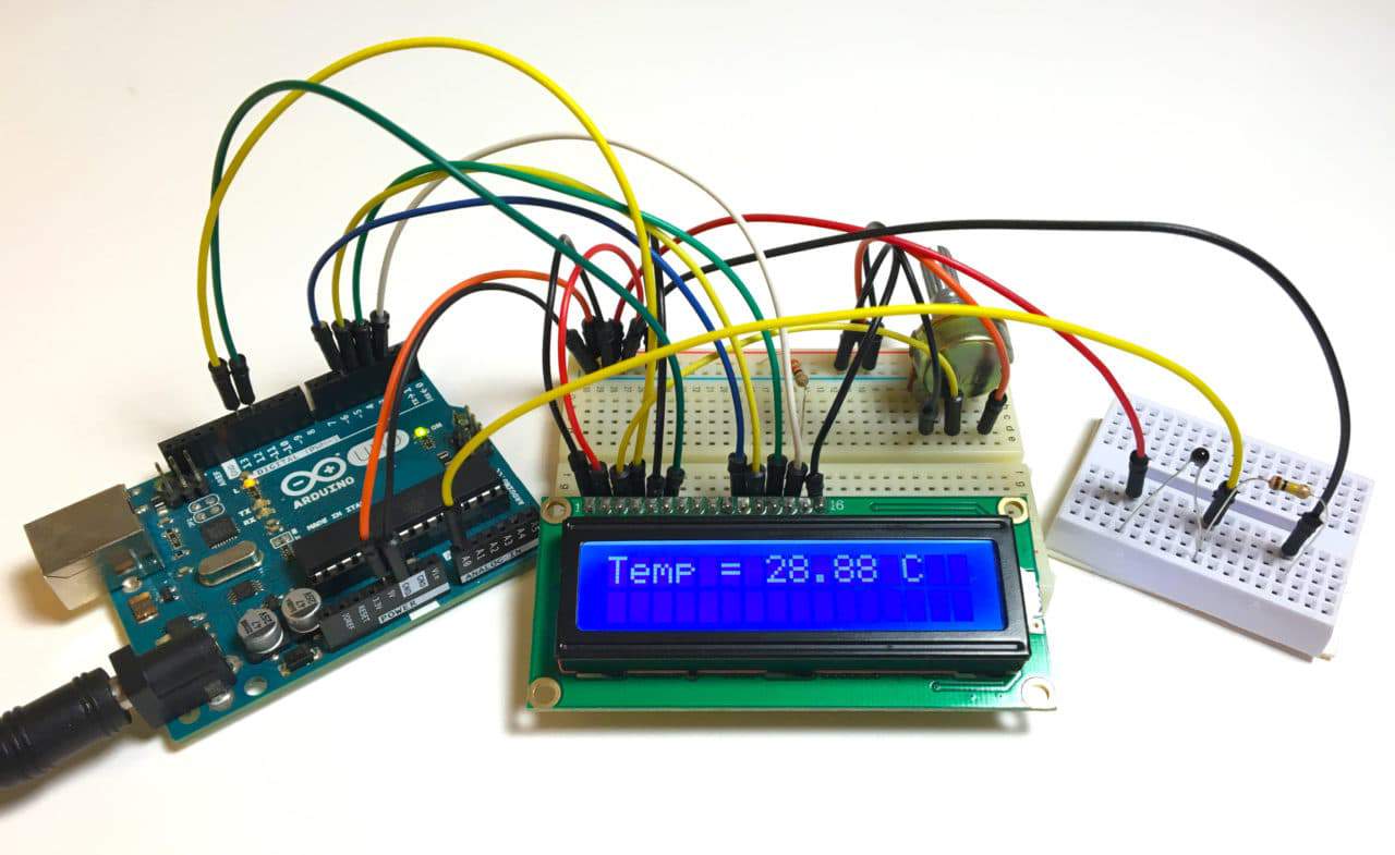 Displaying Temperature Sensor Values on LCD Display