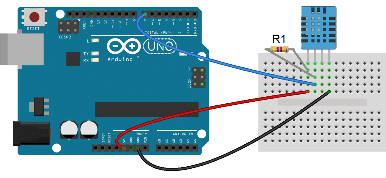 Humidity and Temperature Measurement using Arduino, Arduino