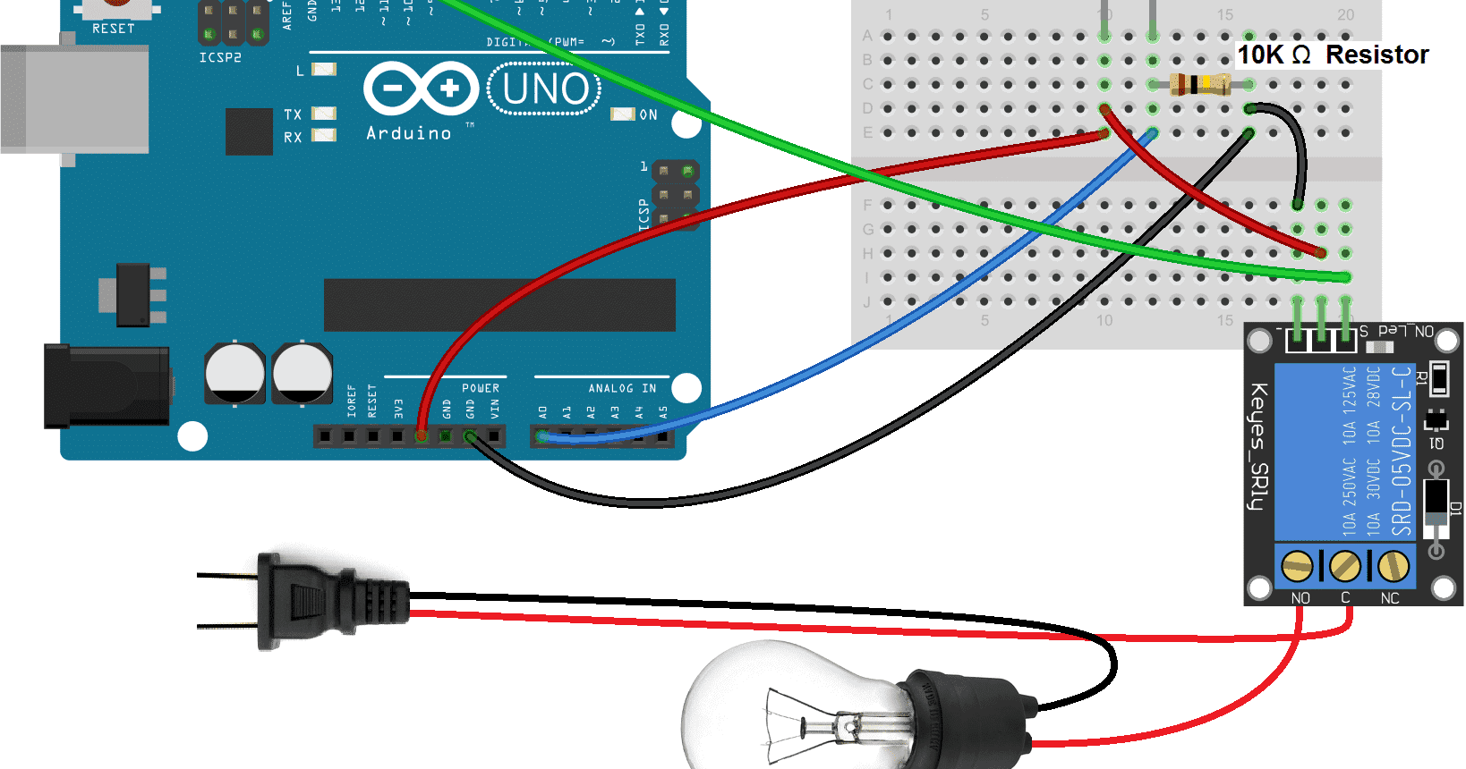 How To Set Up A 5v Relay On The Arduino Circuit Basics