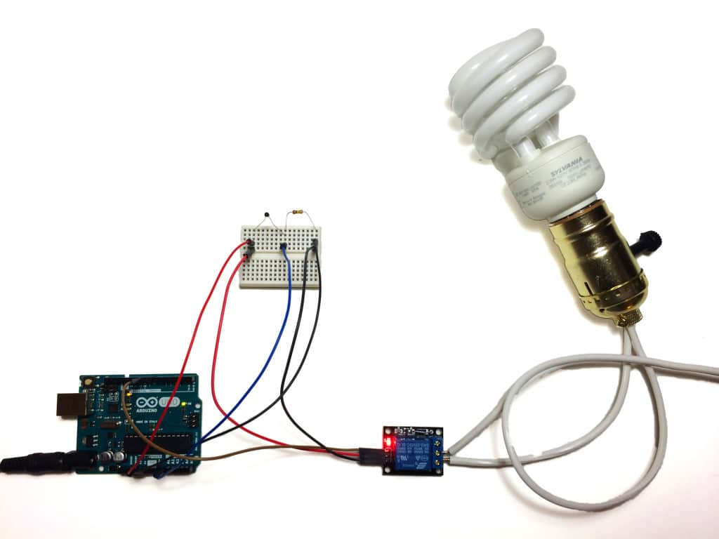 Arduino Temperature Sensitive Relay Switch