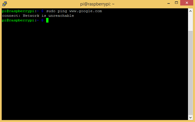 How to Set Up a Static IP for your Raspberry Pi - Direct Ethernet Connection Ping Google Network Unreachable