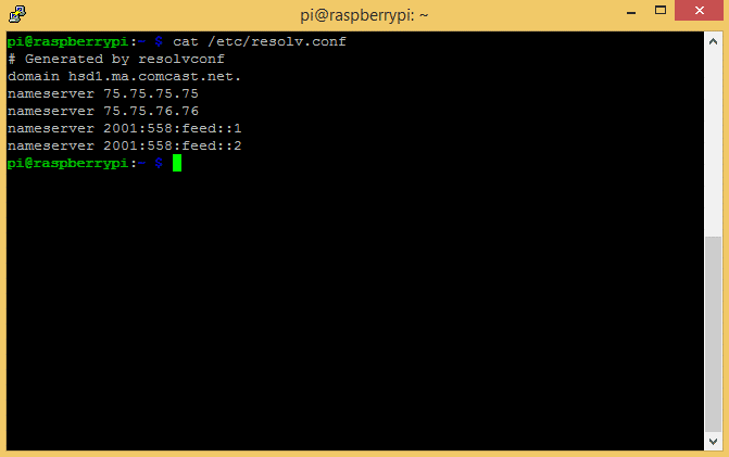 How to Set Up a Static IP for your Raspberry Pi resolv conf conf file contents