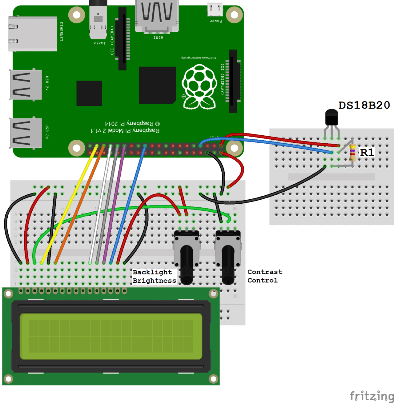 Room temperature sensor - Digital DS18B20