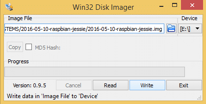 Raspberry Pi Zero Ethernet Gadget - Writing Raspbian to the SD Card