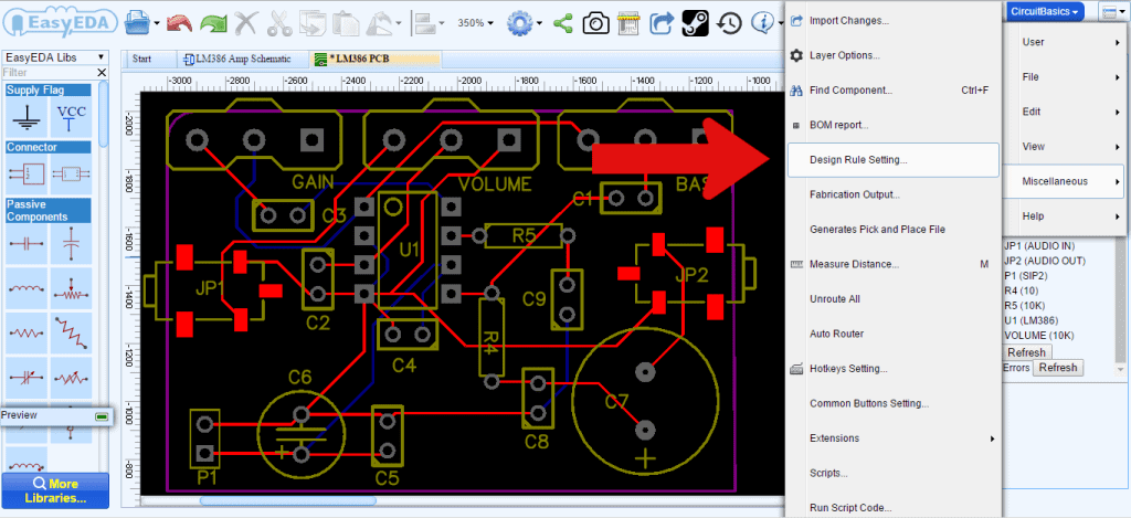 How to Make a Custom PCB - Create Design Rule Settings