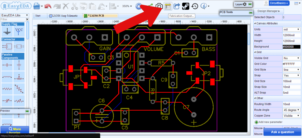 How to Make a Custom PCB - PCB Fabrication Output Button