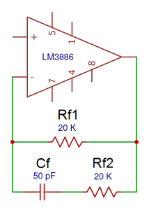 How to Design a Hi-Fi Audio Amplifier With an LM3886 - Rf1, Rf2 and Cf