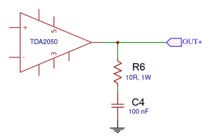 Complete TDA2050 Amplifier Design and Construction - The Zobel Network