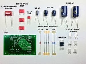 Complete TDA2050 Amplifier Design and Construction - Unassembled Amp