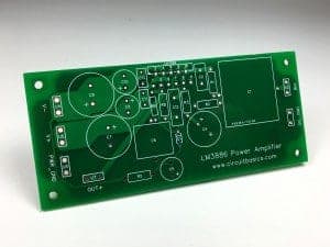 How to Design a Hi-Fi Audio Amplifier With an LM3886 - PCB Top