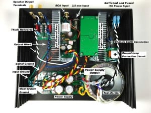 How to Design a Hi-Fi Audio Amplifier With an LM3886 - Wiring Layout in Chassis