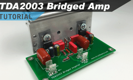 [VIDEO] TDA2003 Bridged Amplifier Design and Build Tutorial