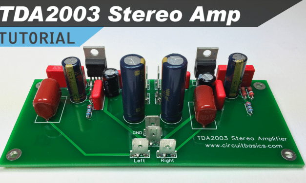[VIDEO] TDA2003 Stereo Amplifier Design Tutorial