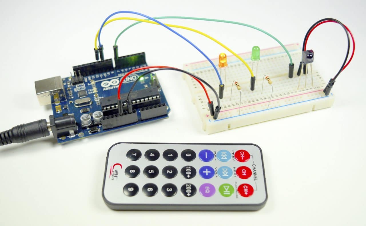 sociedad soplo Retencion How to Set Up an IR Remote and Receiver on an Arduino - Circuit Basics
