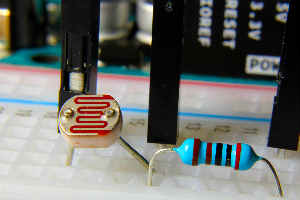 Pairing a Light Dependent Resistor with an Arduino