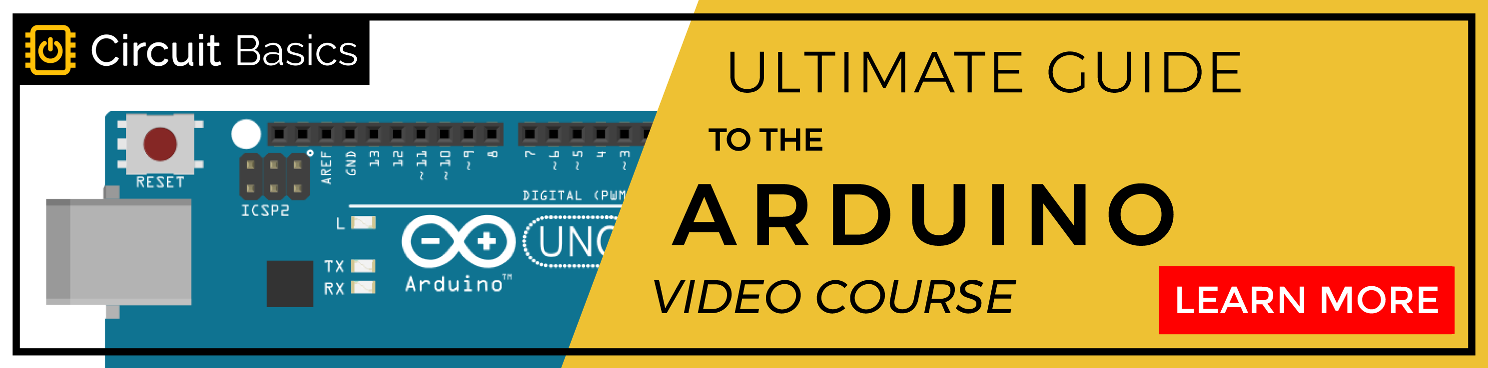 Ultimate Guide to the Arduino Course BANNER NEW