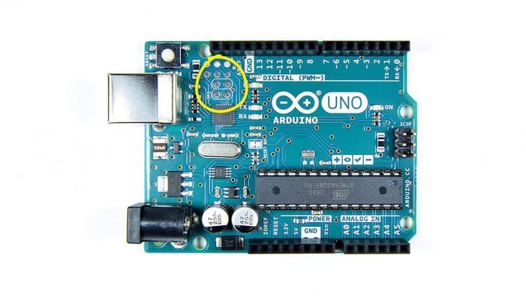 Arduino ICSP Pins for the ATMEGA16U2.jpg