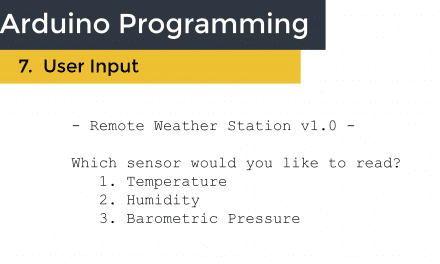 How to Read User Input from the Arduino Serial Monitor