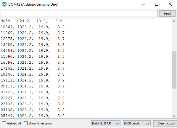 Logging Arduino Data to Files on a Computer - Serial Window