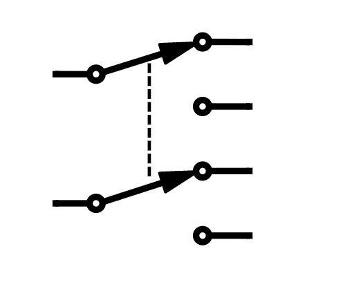 dpdt switch schematic symbol