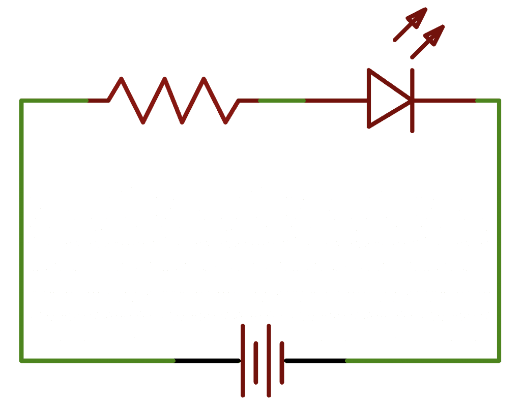 LED and Resistor Circuit Schematic.png