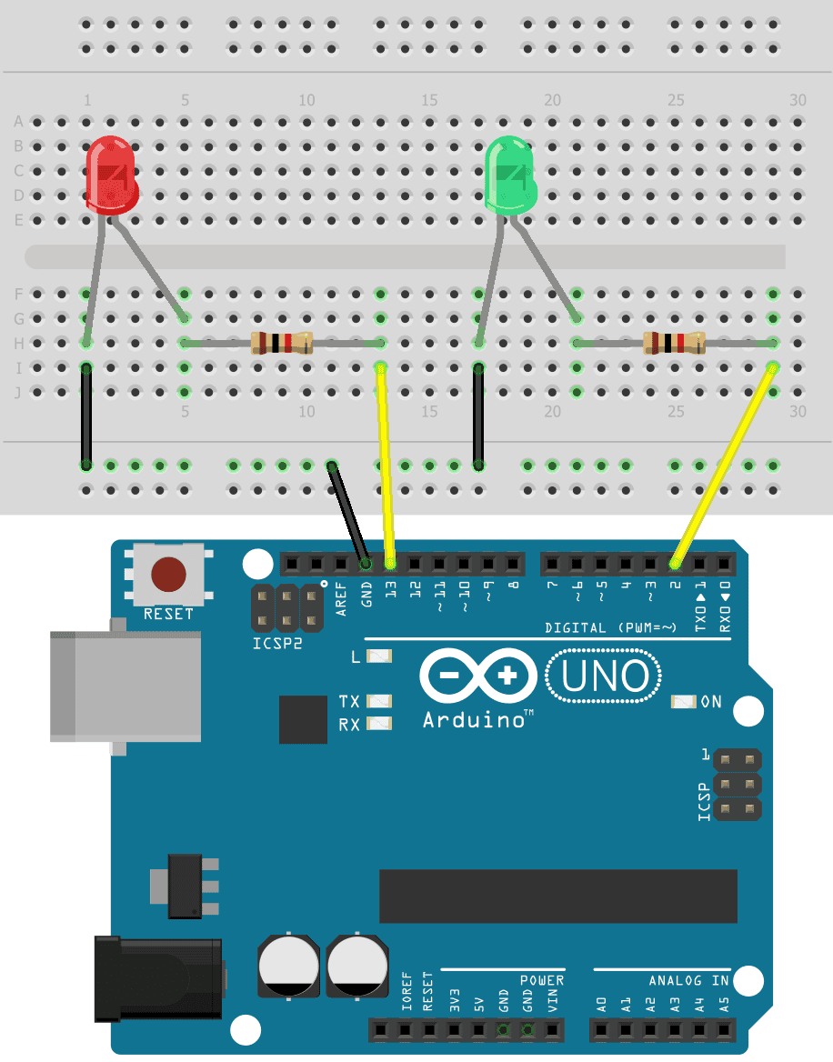 How to Control LEDs on the Arduino - Circuit Basics