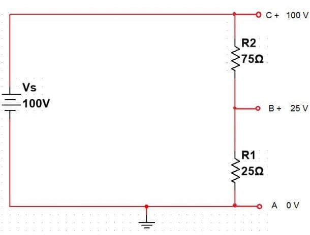 How Voltage Dividers Work Circuit Diagram