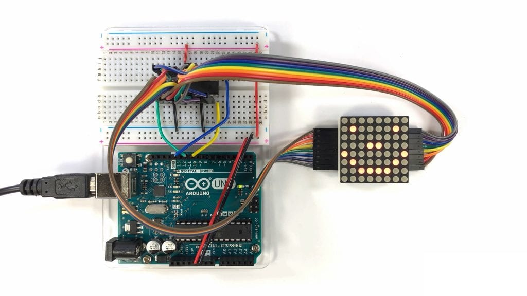 MAX7219 LED Matrix Display with Arduino Tutorial - Circuit Geeks