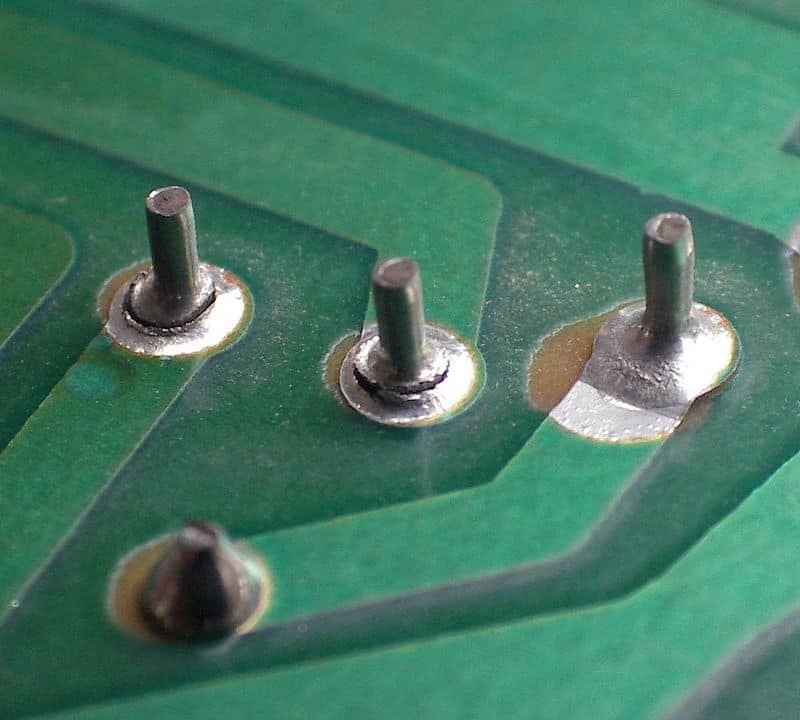 Bad solder joint