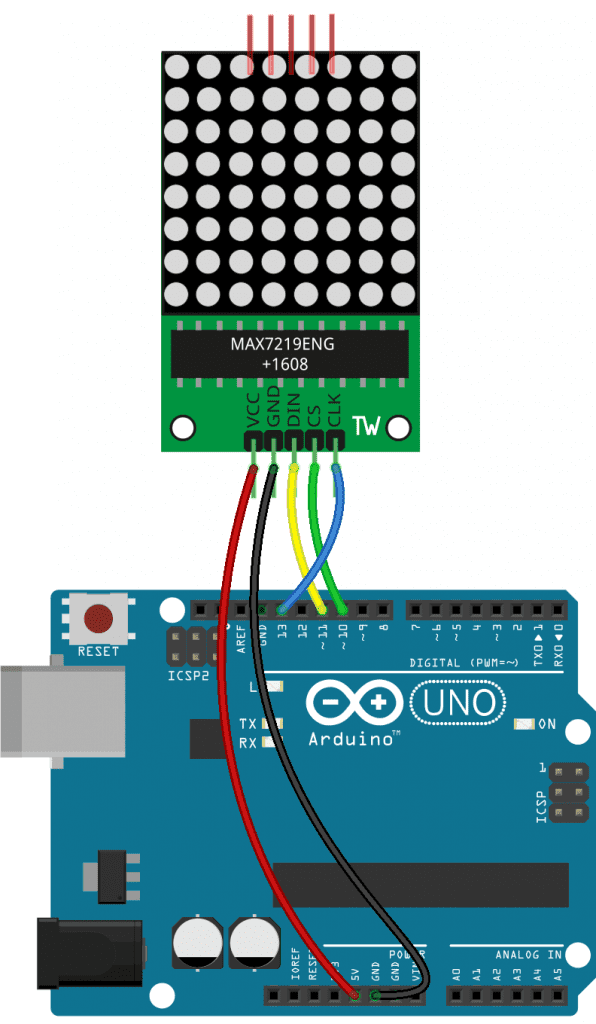 DIY Arduino Tug of War Game on Homemade Led Matrix | Hackaday.io