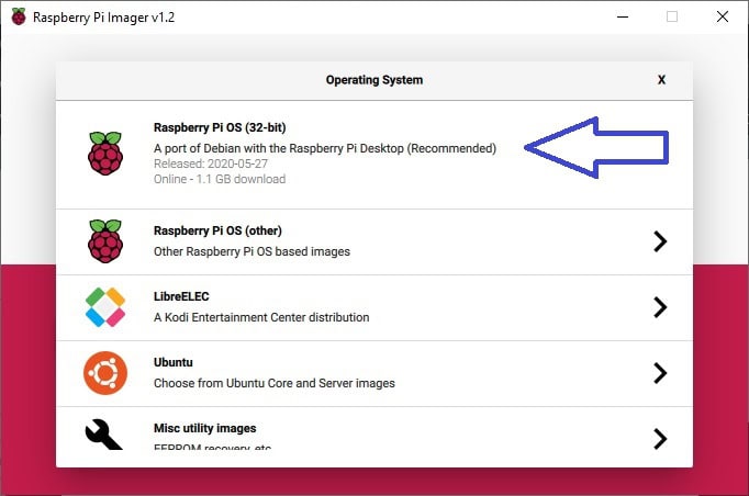 Change Raspberry Pi Operating System