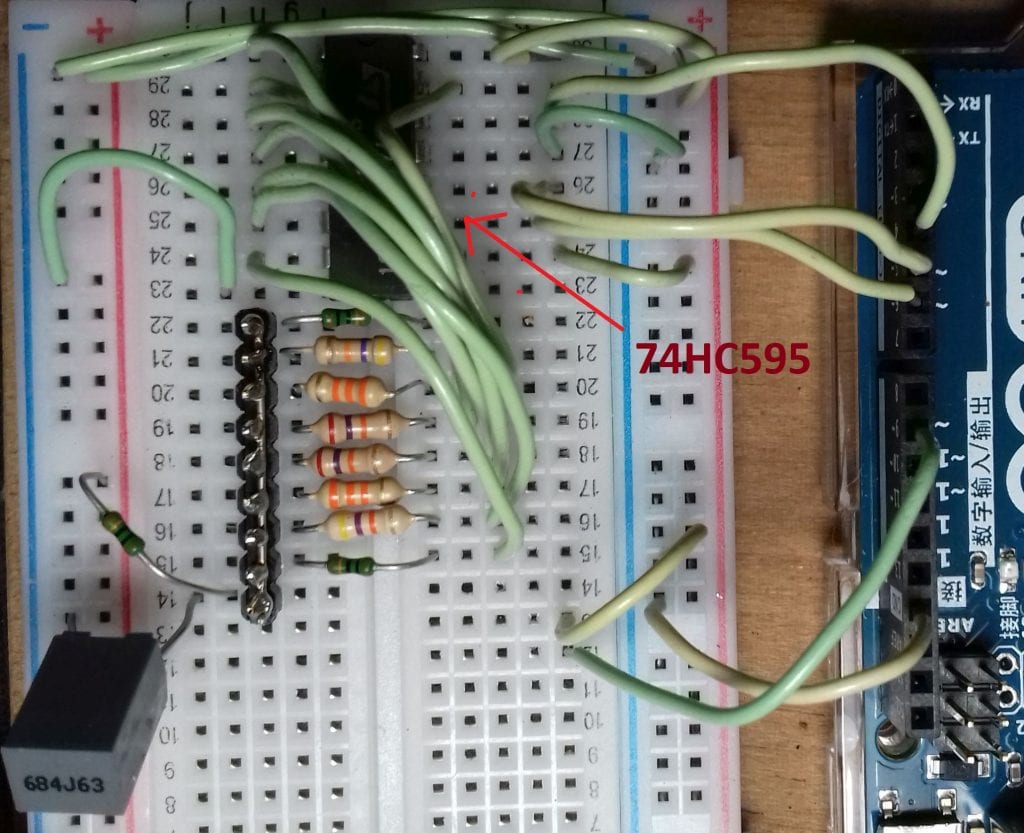 How Shift Registers Work - Wiring Up the PISO to Arduino