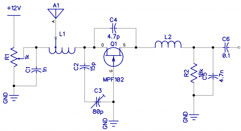 What are FM Receivers? - FM Receiver Diagram With Single FET