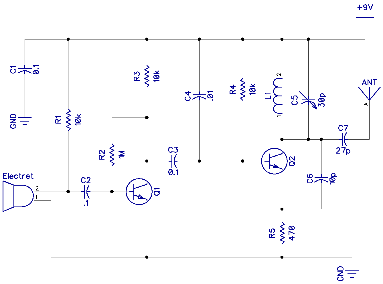 Químico Gaseoso salida How to Build an FM Transmitter - Circuit Basics