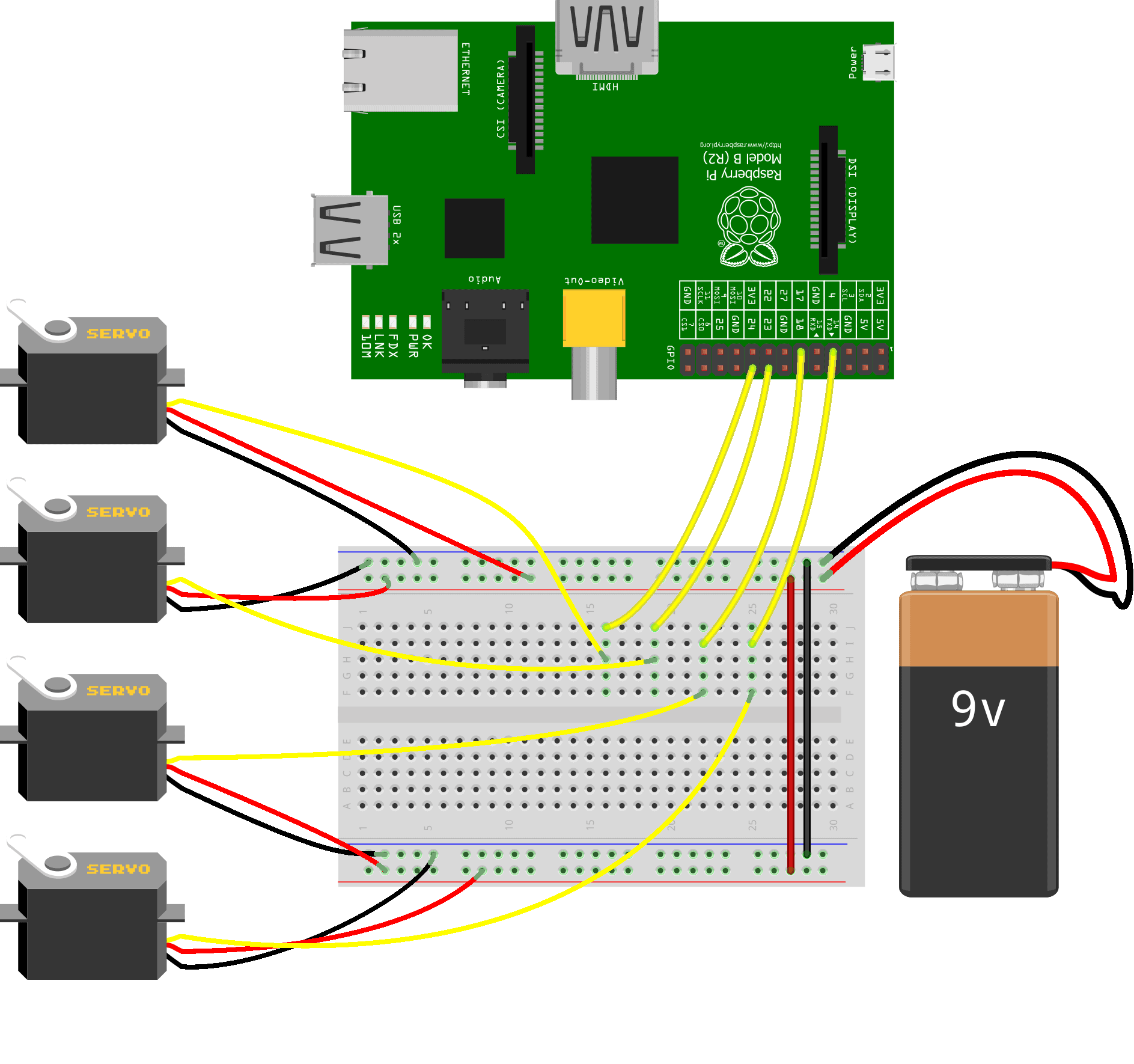 How to Use DC Motors on the Raspberry Pi - Circuit Basics