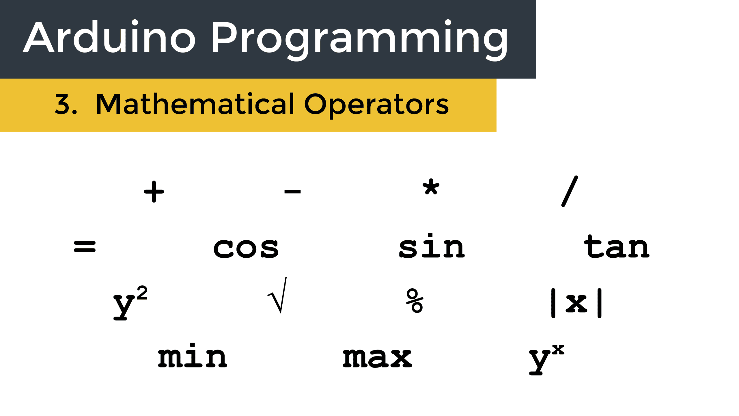 How to Do Math in Arduino Programs